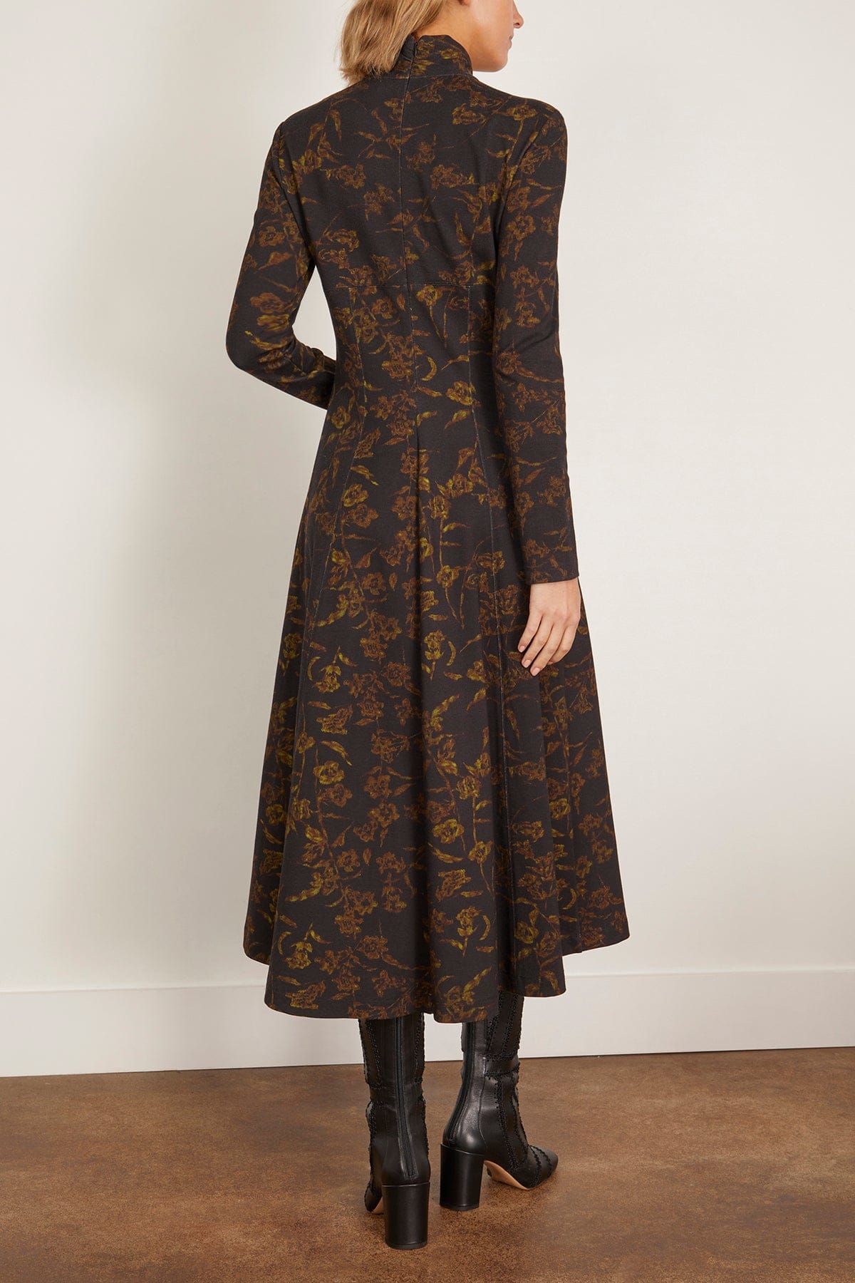 Tanya Taylor - Tanya Taylor Thea Dress in Black Forest/Green Multi L - Hampden Clothing Tanya Taylor - Tanya Taylor Thea Dress in Black Forest/Green Multi L - Hampden Clothing