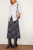 Tanya Taylor Thea Skirt in Maritime Blue/Army Multi