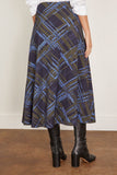 Tanya Taylor Thea Skirt in Maritime Blue/Army Multi