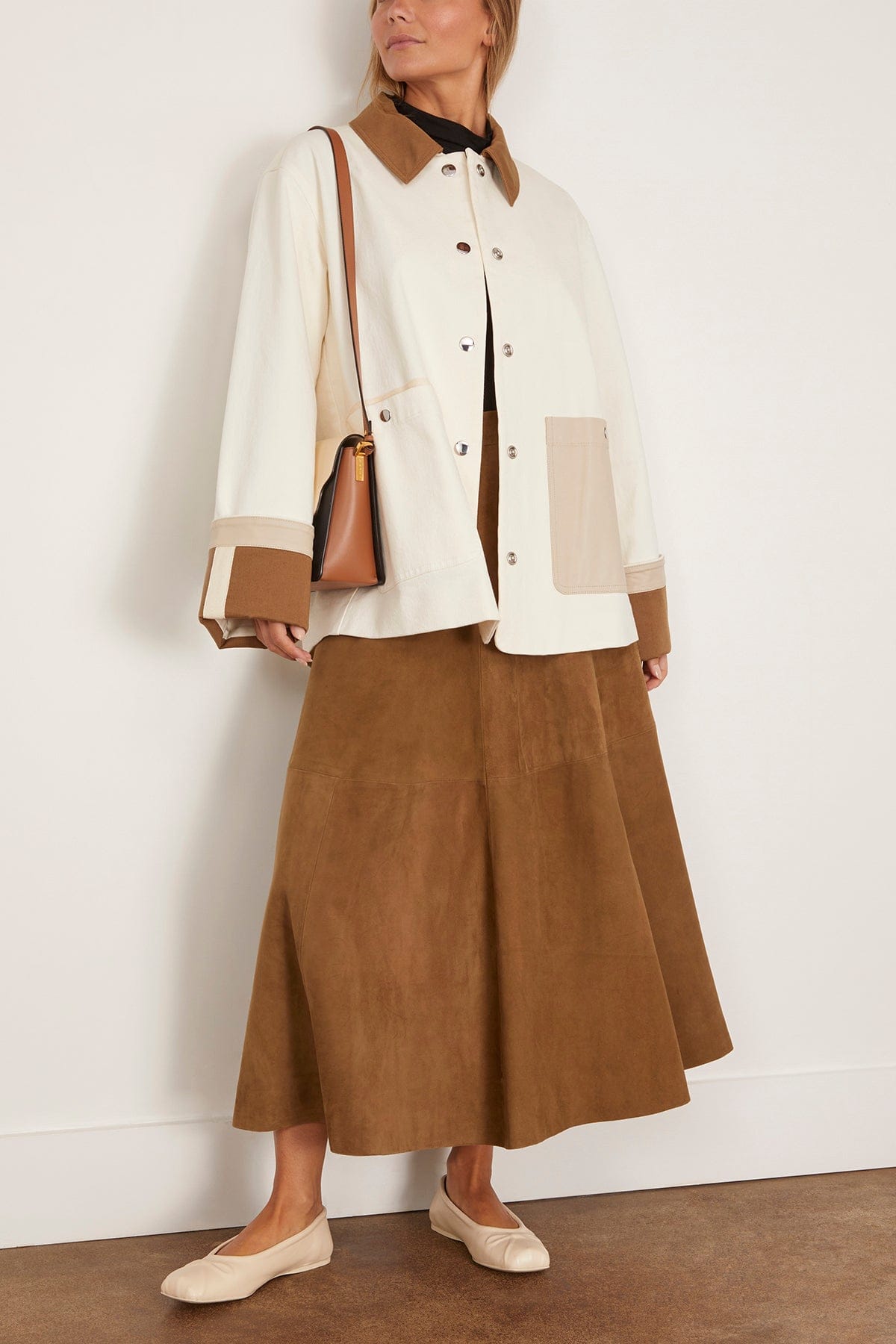 Tanya Taylor Troy Jacket in Chalk