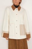 Tanya Taylor Troy Jacket in Chalk