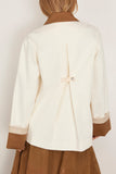 Tanya Taylor Troy Jacket in Chalk