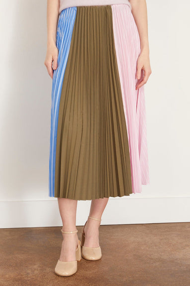 Tanya Taylor Skirts Angie Skirt in Cerulean Blue/Pink/Fern Multi Angie Skirt in Cerulean Blue/Pink/Fern Multi