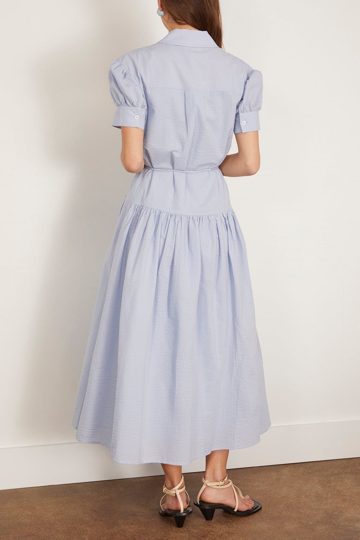 Tanya Taylor Casual Dresses Carrington Dress in Powder Blue Tanya Taylor Carrington Dress in Powder Blue