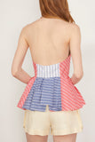 Tanya Taylor Tops Celeste Top in White Multi Mix Celeste Top in White Multi Mix