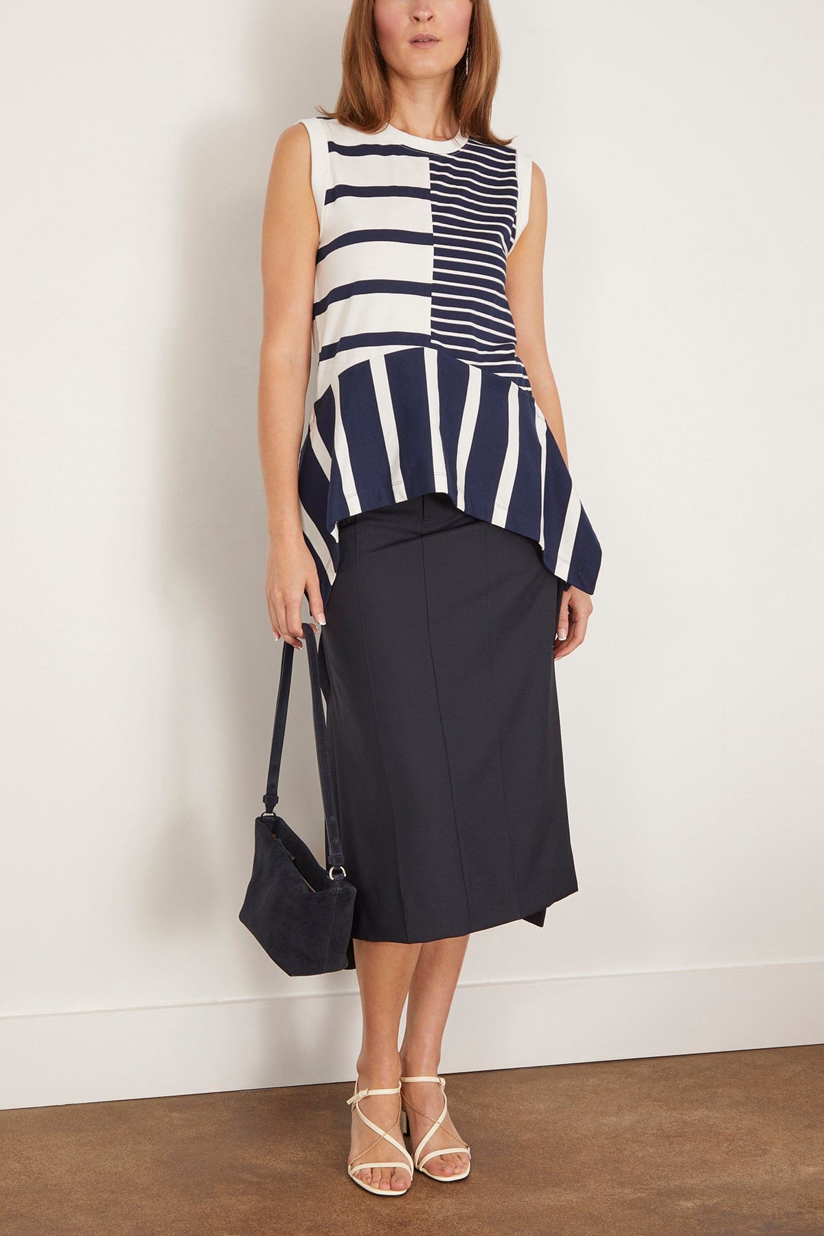 Tanya Taylor Tops Chantel Top in Maritime Blue Multi Mix Tanya Taylor Chantel Top in Maritime Blue Multi Mix