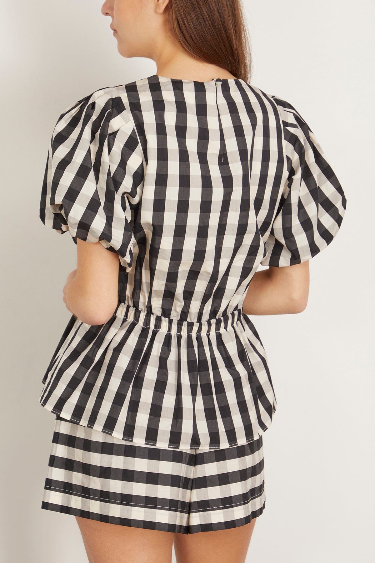 Tanya Taylor Tops Chelsey Top in Black/Ivory Multi Tanya Taylor Chelsey Top in Black/Ivory Multi