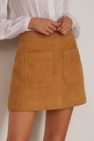 Tanya Taylor Fran Skirt in Camel