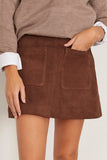 Tanya Taylor Fran Skirt in Chocolate