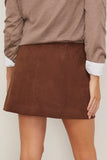 Tanya Taylor Fran Skirt in Chocolate