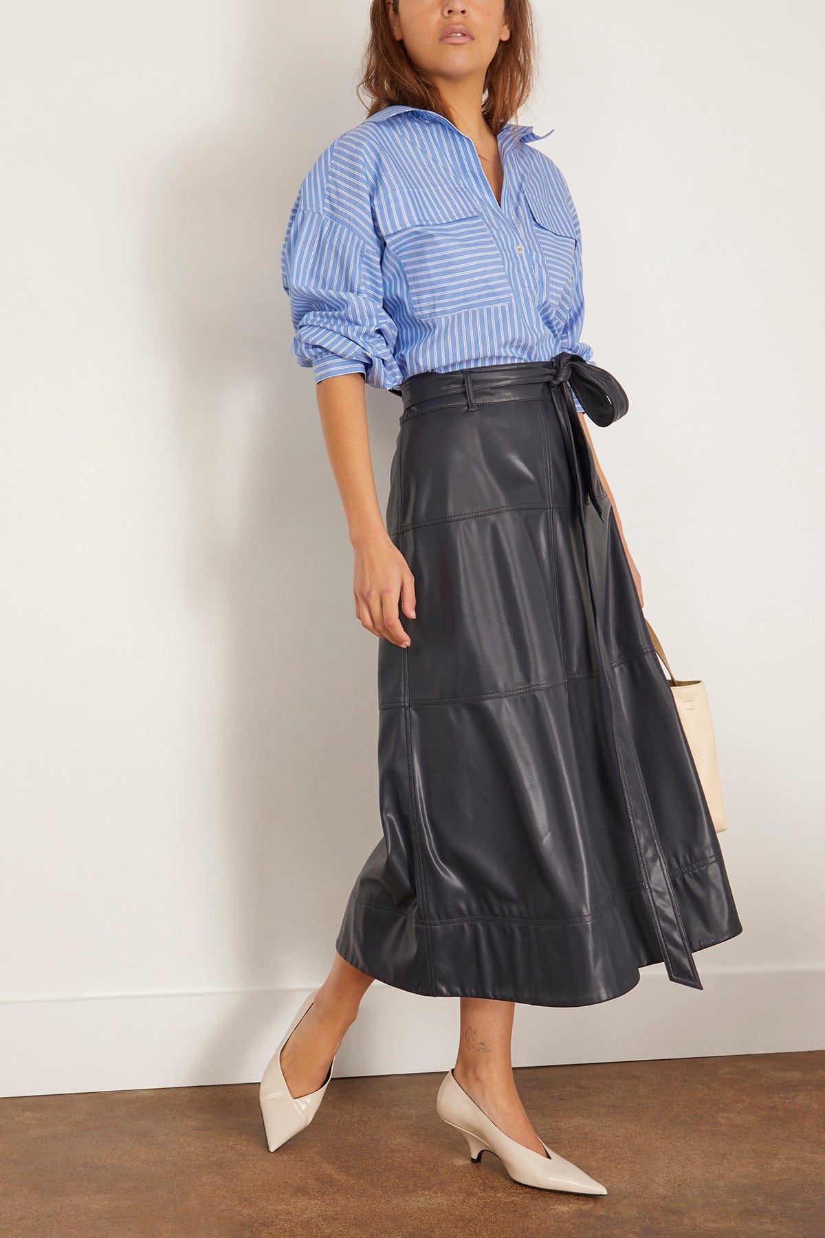 Tanya Taylor Hudley Skirt in Anthracite
