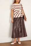 Tanya Taylor Hudley Skirt in Oxblood