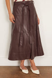 Tanya Taylor Hudley Skirt in Oxblood