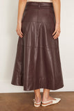 Tanya Taylor Hudley Skirt in Oxblood