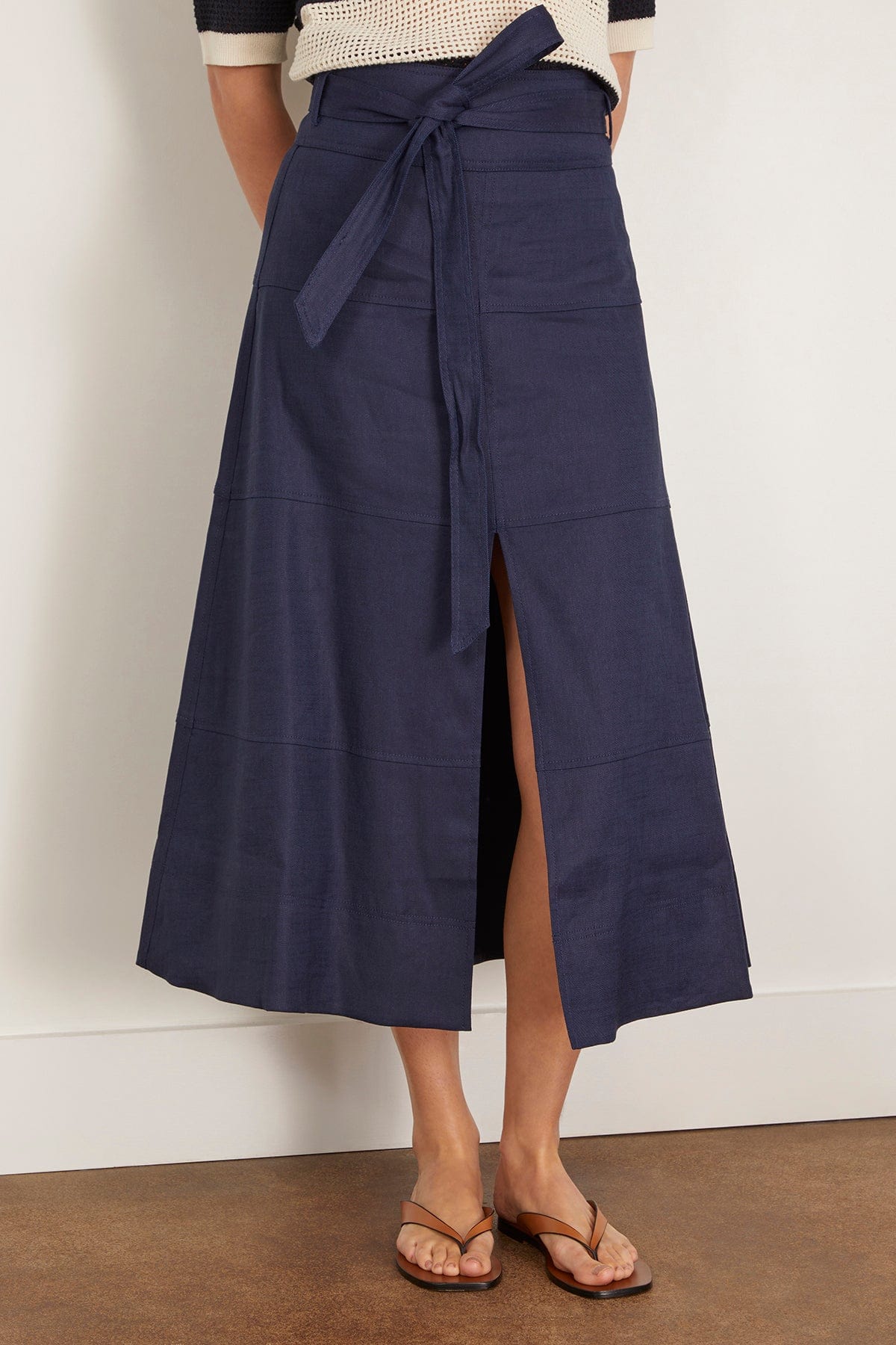 Tanya Taylor Skirts Hudson Skirt in Maritime Blue Tanya Taylor Hudson Skirt in Maritime Blue