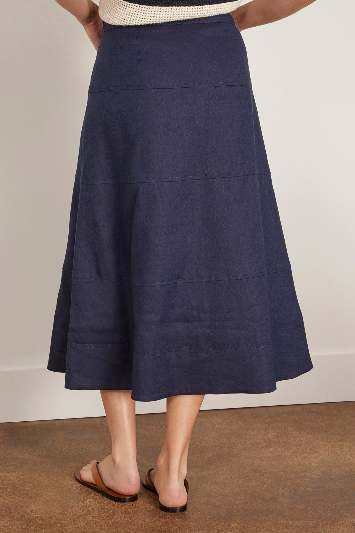 Tanya Taylor Skirts Hudson Skirt in Maritime Blue Tanya Taylor Hudson Skirt in Maritime Blue