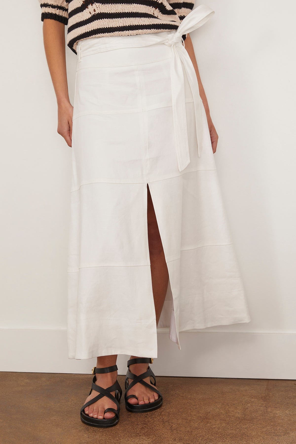 Tanya Taylor Skirts Hudson Skirt in White Tanya Taylor Hudson Skirt in White