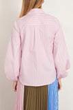 Tanya Taylor Tops Marina Stripe Top in Pink Salt/Cream Multi Tanya Taylor Marina Stripe Top in Pink Salt/Cream Multi