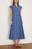 Tanya Taylor Casual Dresses Midi Shivon Dress in French Blue Tanya Taylor Midi Shivon Dress in French Blue