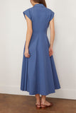 Tanya Taylor Casual Dresses Midi Shivon Dress in French Blue Tanya Taylor Midi Shivon Dress in French Blue