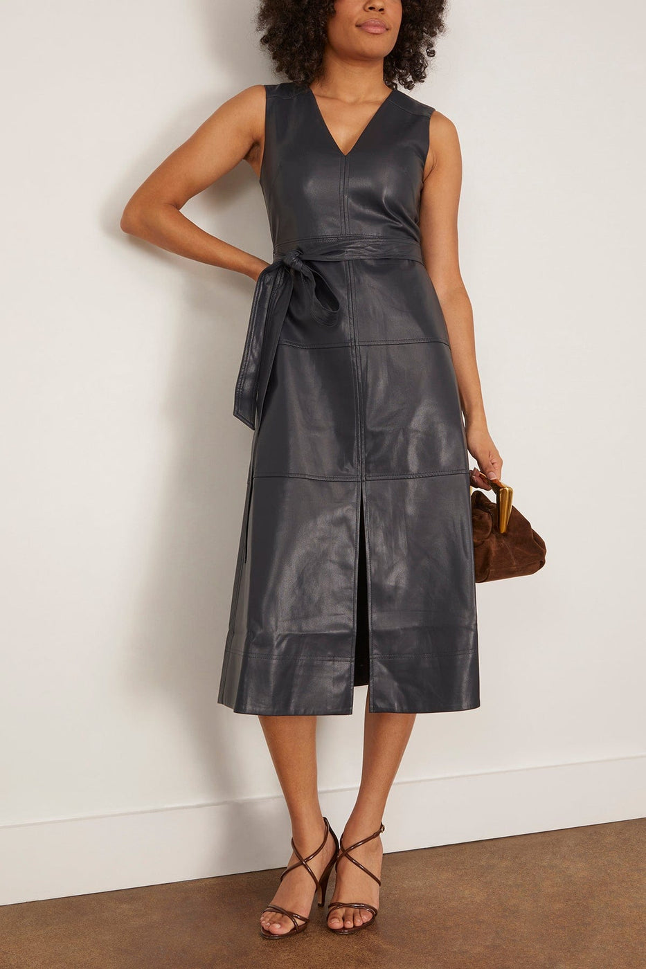 Tanya Taylor Reinella Dress in Anthracite