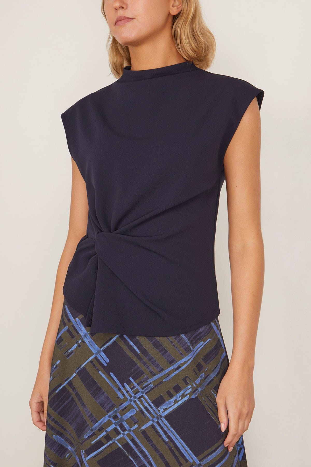 Tanya Taylor Robin Top in Maritime Blue