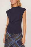 Tanya Taylor Robin Top in Maritime Blue