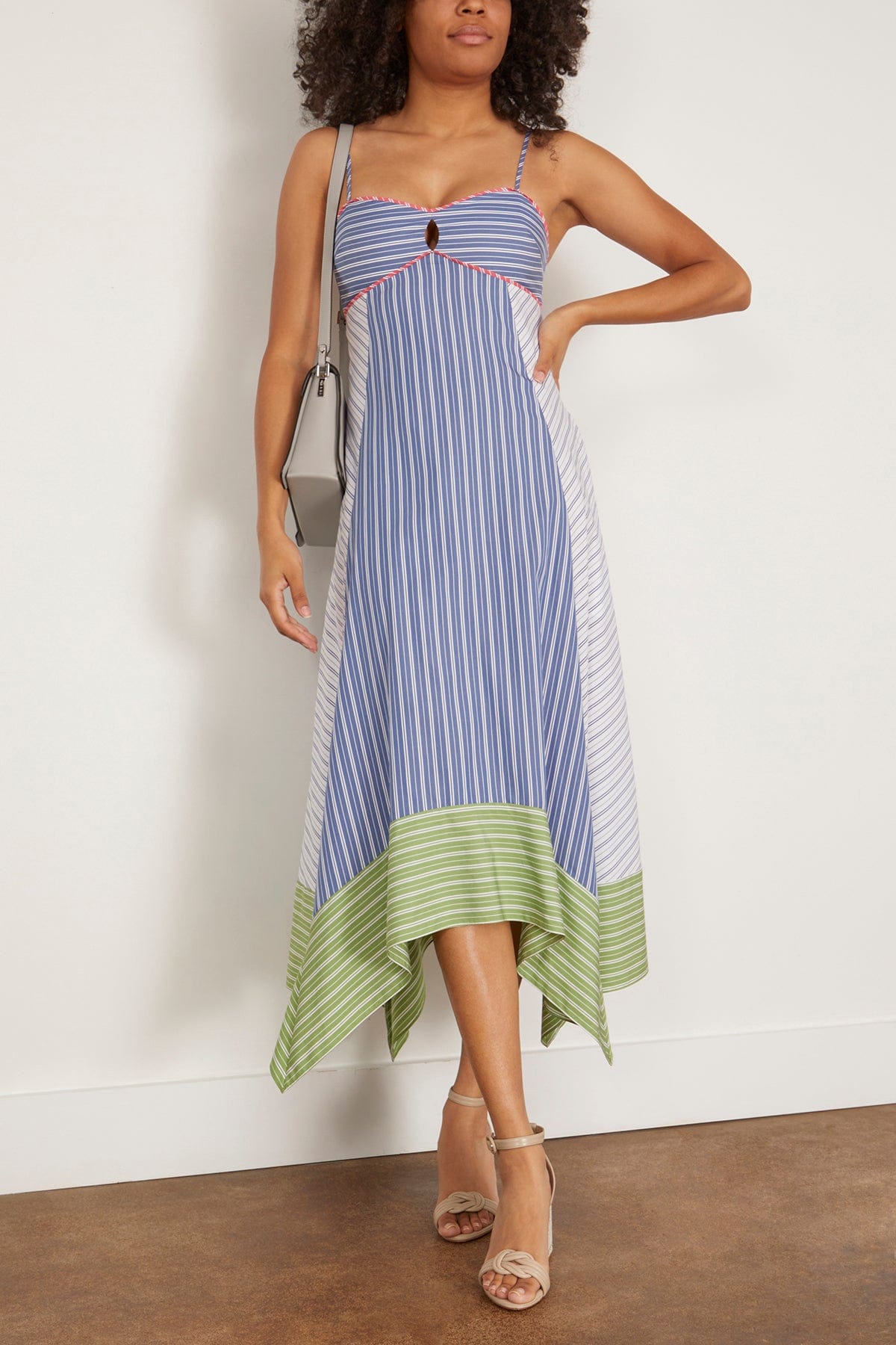 Tanya Taylor Dresses Samantha Dress in White Multi Mix Samantha Dress in White Multi Mix