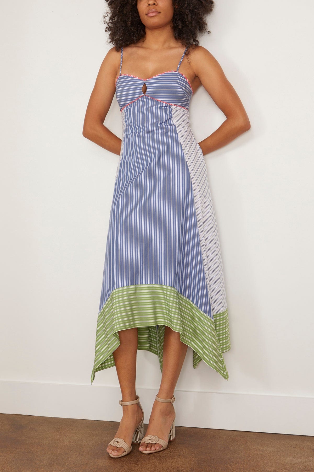 Tanya Taylor Dresses Samantha Dress in White Multi Mix Samantha Dress in White Multi Mix