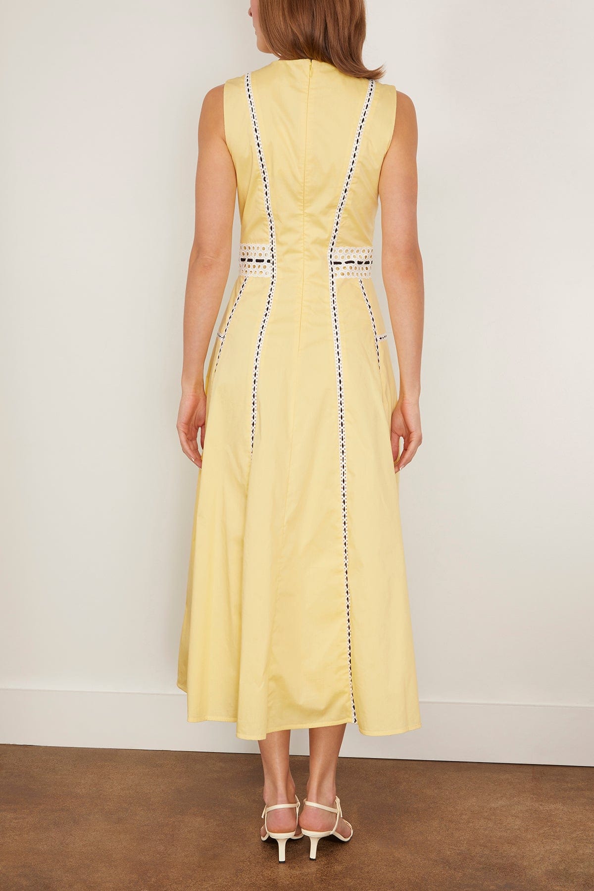 Tanya Taylor Casual Dresses Sloane Dress in Lemon Meringue Tanya Taylor Sloane Dress in Lemon Meringue