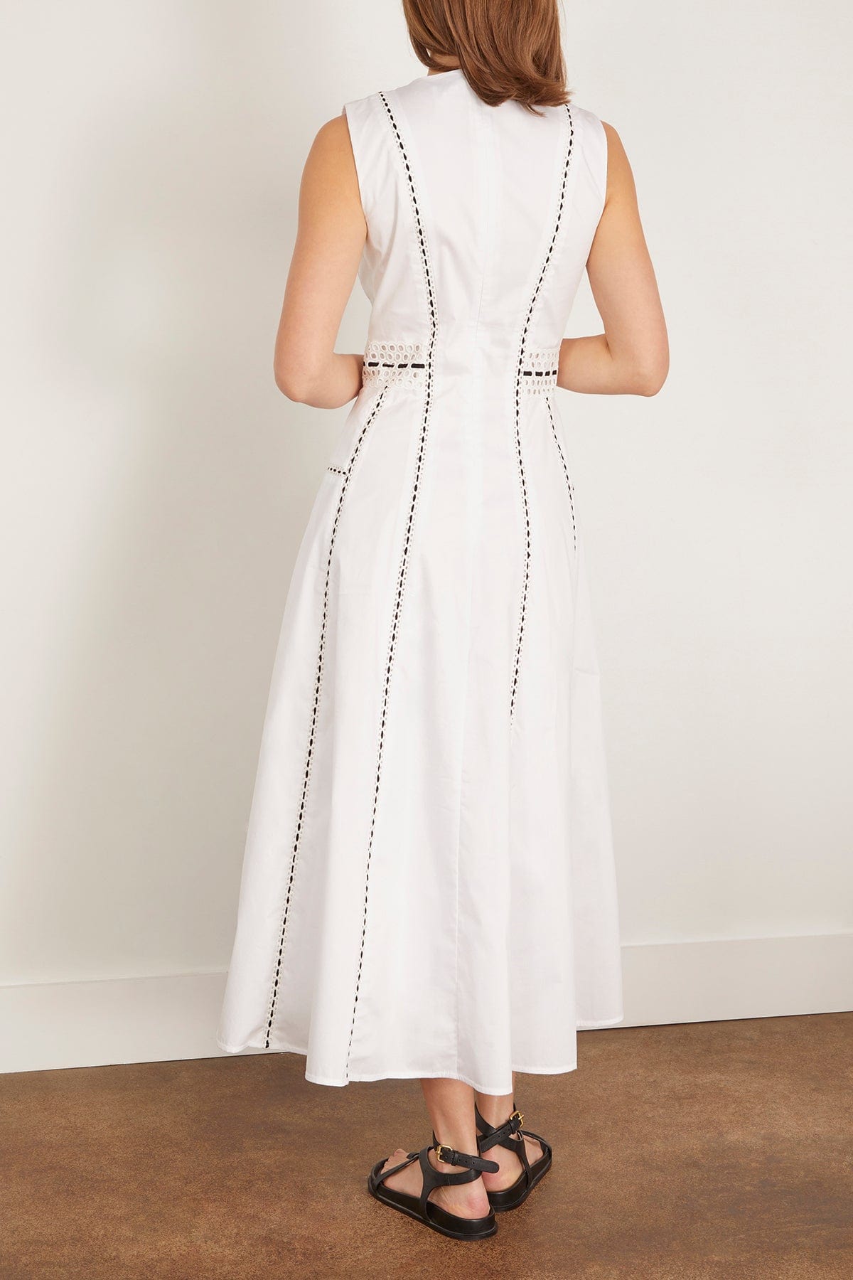 Tanya Taylor Casual Dresses Sloane Dress in White Tanya Taylor Sloane Dress in White