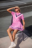 Tanya Taylor Billie Skirt in Begonia Pink