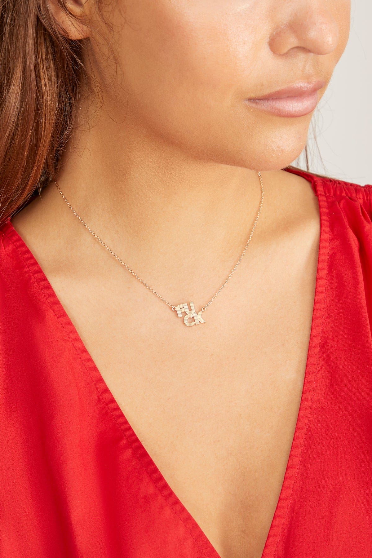 The Finest Stack The Condition Necklace in 14k Yellow Gold