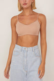 THE PARK Chloe Bralette in Beige