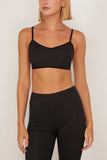 THE PARK Chloe Bralette in Black