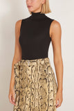 THE PARK Joyce Sleeveless Bodysuit in Black