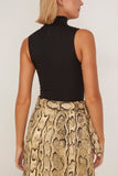 THE PARK Joyce Sleeveless Bodysuit in Black