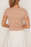 THE PARK Lia Tee in Beige