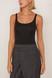 THE PARK Lisa Tank Bodysuit in Black