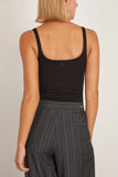 THE PARK Lisa Tank Bodysuit in Black
