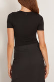 THE PARK Penny Bodysuit in Black