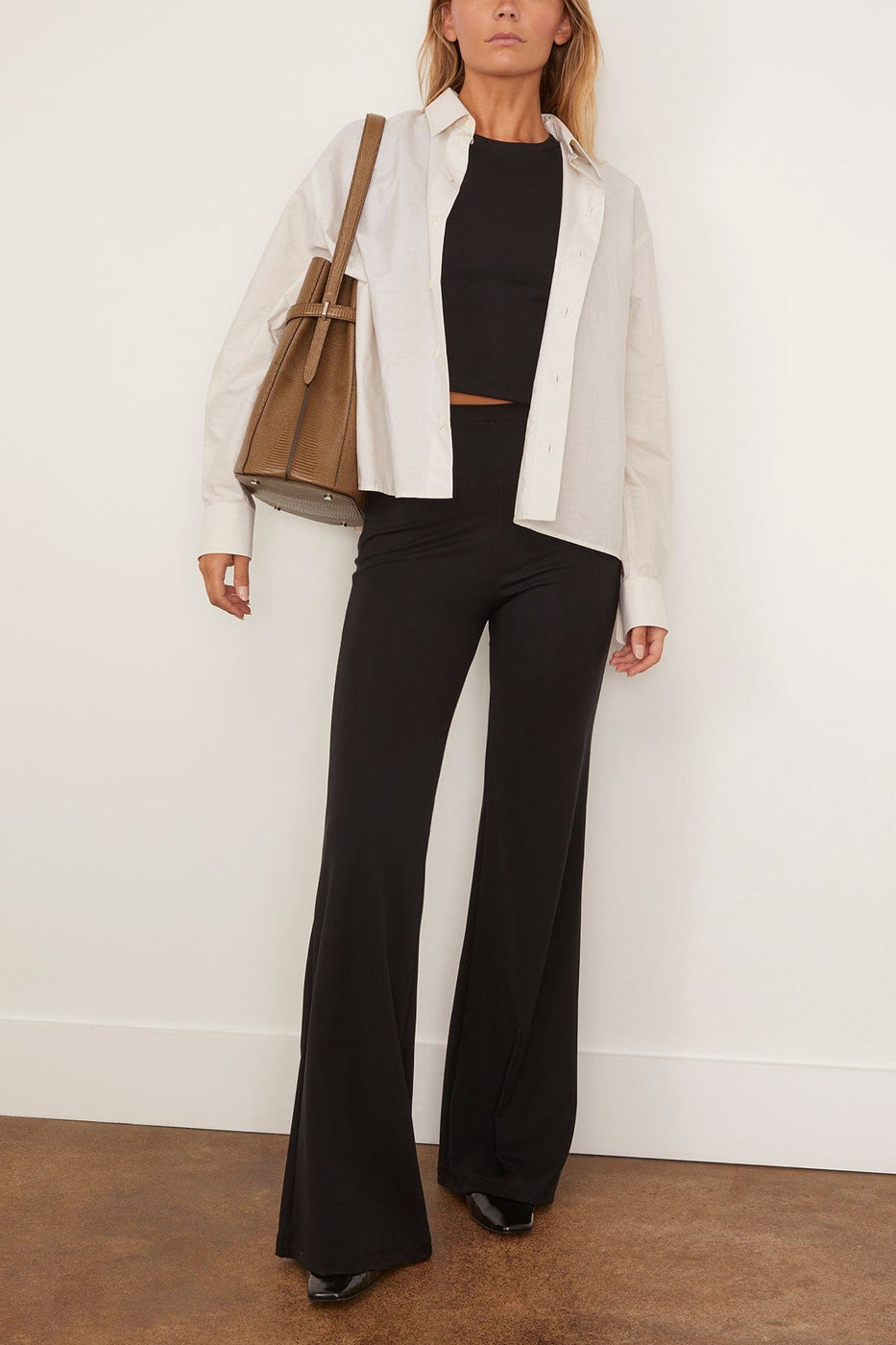 THE PARK Tessa Long Pant in Black