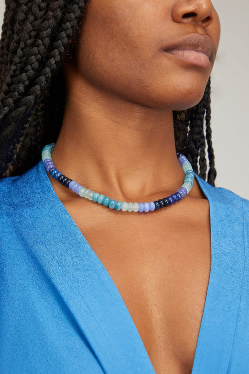 Theodosia Necklaces Candy Necklace in Marine Blue