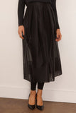 Tibi Organza Full Skirt in Black