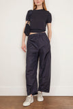 Tibi Tops Skinlike Mercerized Wool Shrunken Tee in Navy Tibi Skinlike Mercerized Wool Shrunken Tee in Navy