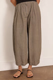Toast Carys Micro Houndstooth Wide Leg Trousers in Vintage White/Black