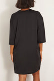 Toteme Relaxed Tee Dress in Black