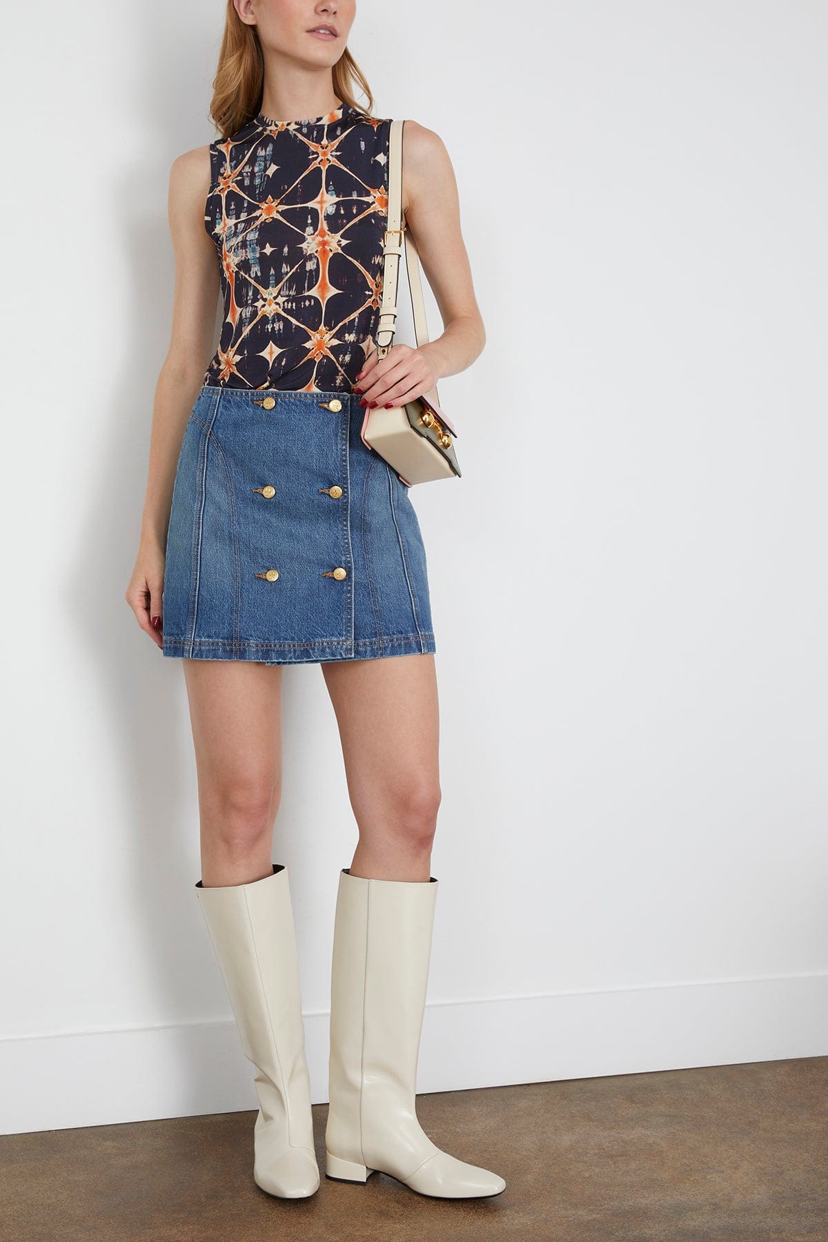 Ulla Johnson Ines Sleeveless Top in Phoenix