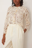 Ulla Johnson Jackets Caris Jacket in Pristine Ulla Johnson Caris Jacket in Pristine