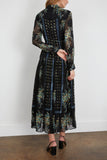 Ulla Johnson Emilie Drop Waist Long Sleeve Shirt Dress in Twilight